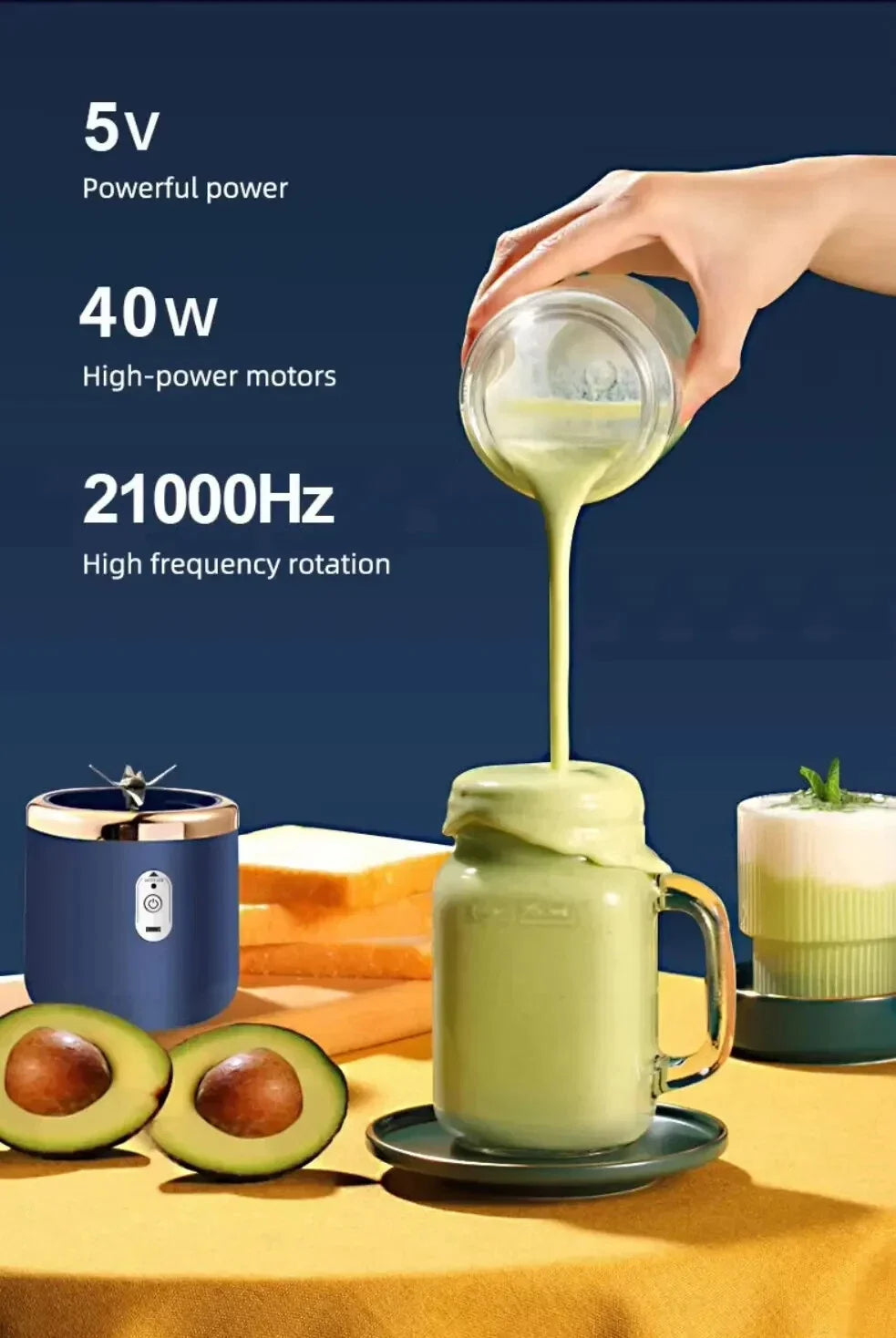 Portable Smart Juicer Blender With Cup