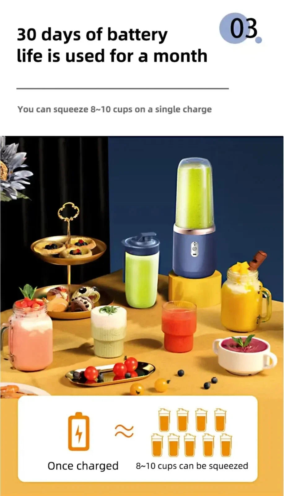 Portable Smart Juicer Blender With Cup