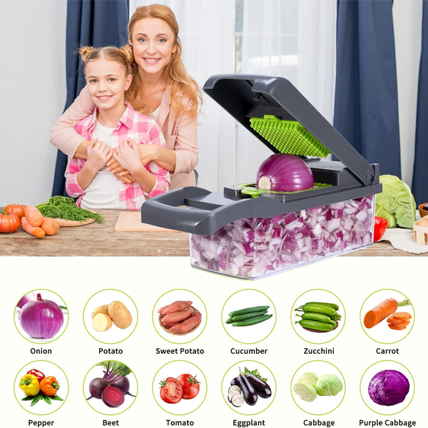 Kitchen Store Layout 5-in-1 Multifunctional vegetable cutter &slicer fast &easy kitchen cho ...