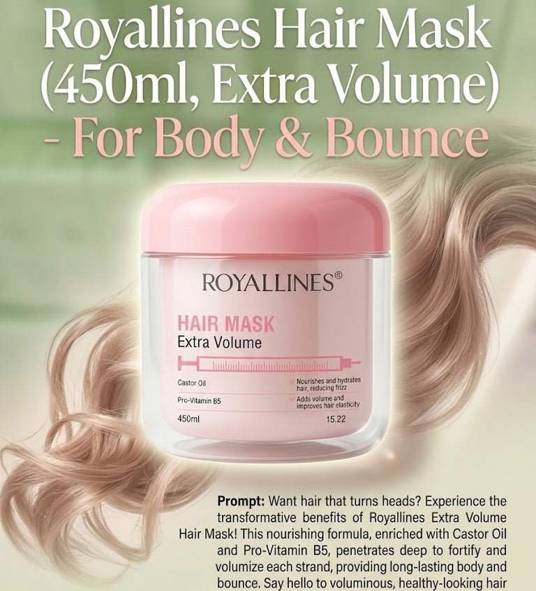 Royallines - Hair Mask Extra Volume