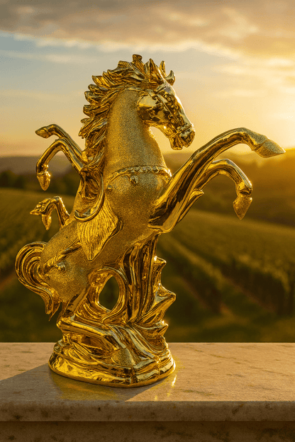 Twin Horses Sculpture ©
