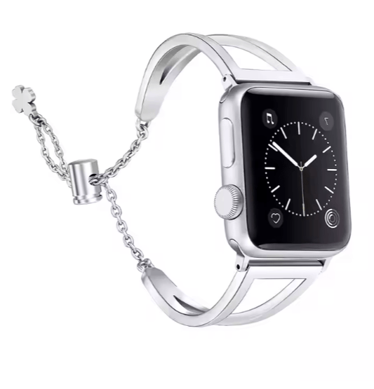 Luxury Stainless Steel Watch Band Bracelet for Women – Elegant Adjustable Strap